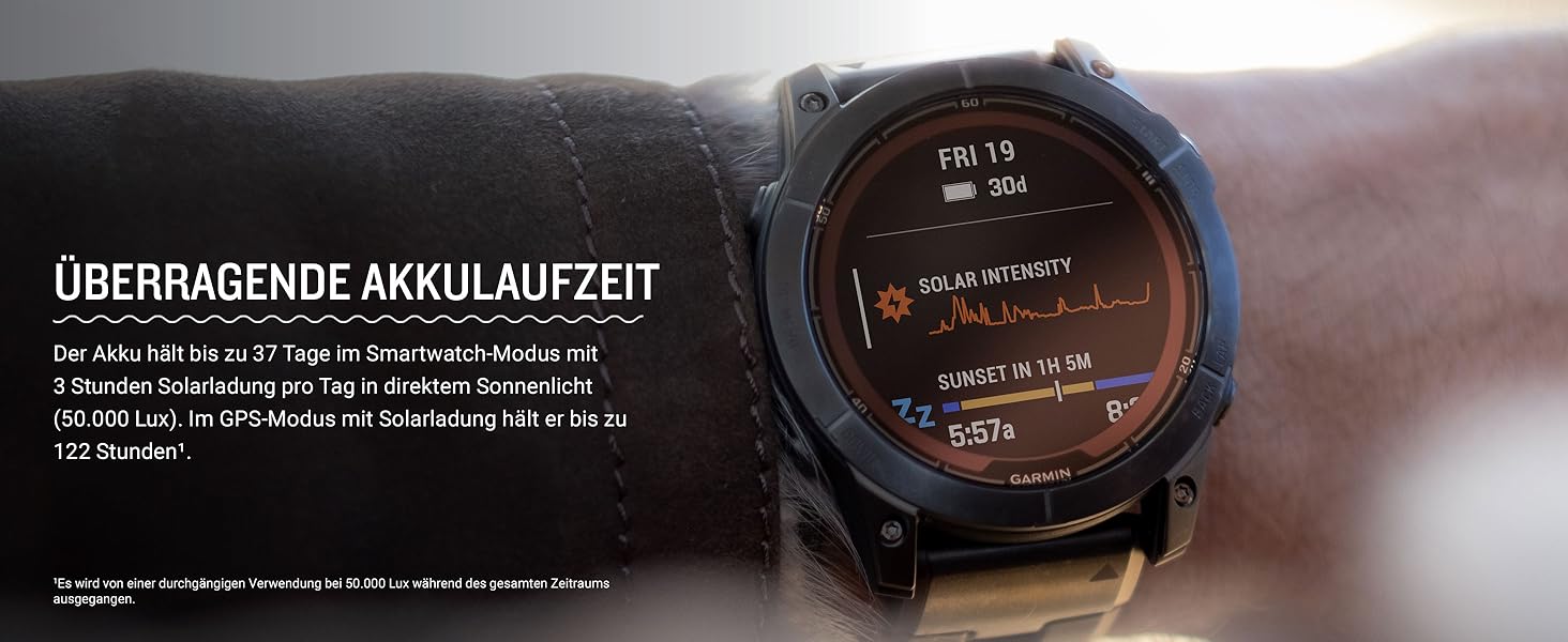 Розумний годинник Garmin fēnix 7S Pro з сонячною лінзою, GPS, кольоровим дисплеєм та підтримкою GarminPay