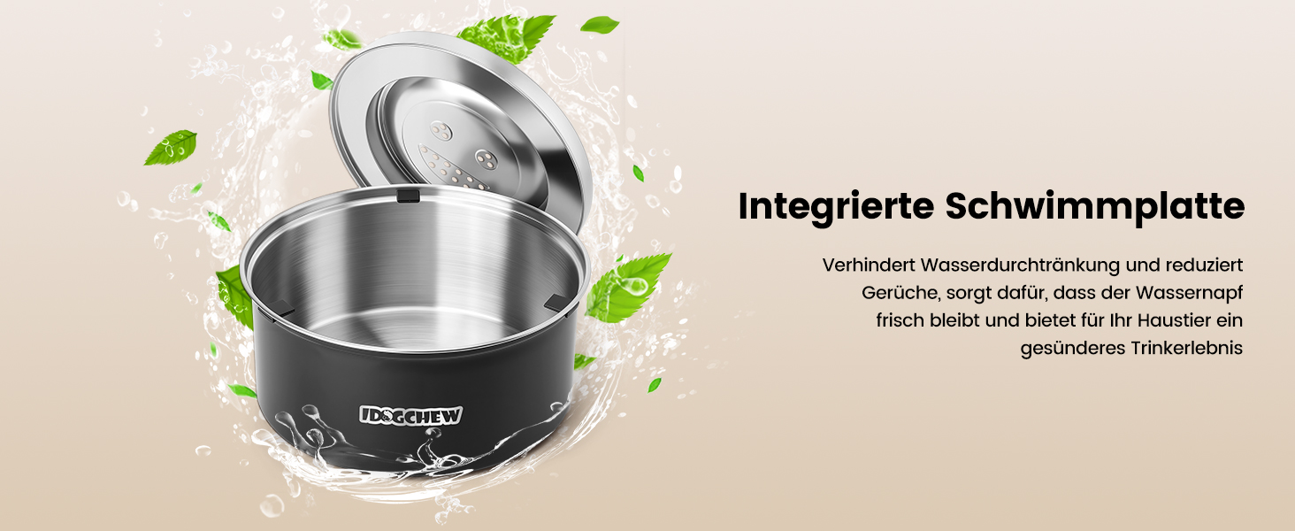 Миска для собак без облизування, нержавіюча сталь, 1л, чорна. Миска проти облизування з неслизьким дном, легко миється, для собак