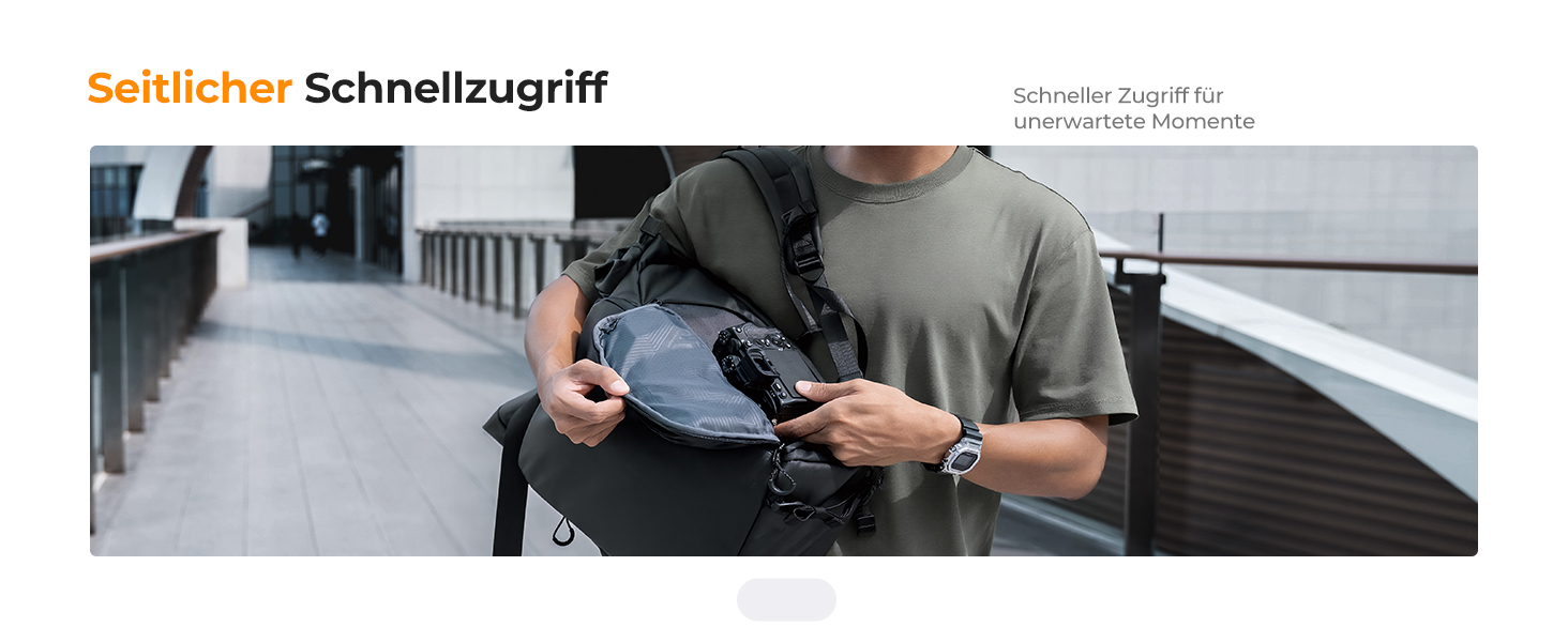 Рюкзак для камери K&F CONCEPT, водонепроникний, великий, з розширеним об'ємом, відділення для ноутбука 15.6 дюймів, для DSLR/SLR камер