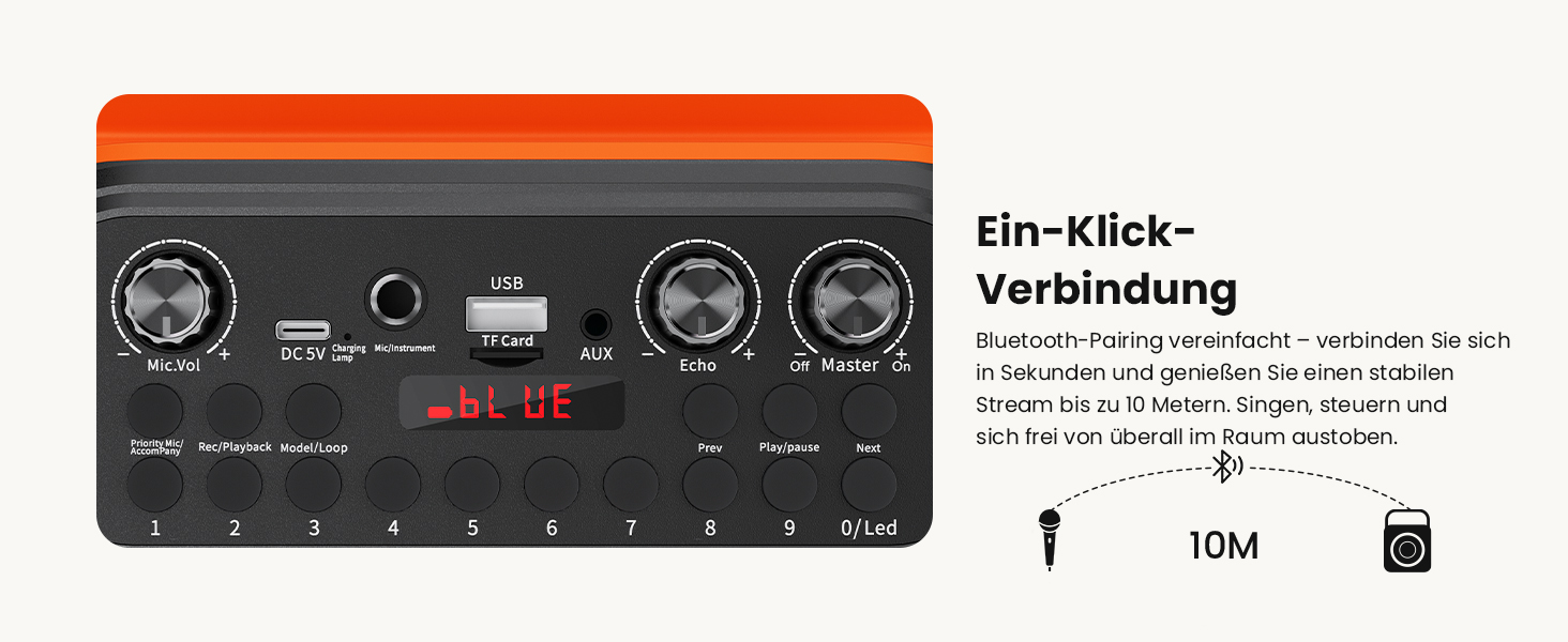Караоке машина з 2 мікрофонами для дорослих та дітей, Bluetooth, підсилювач, портативна караоке-система, подарунок HWWRT35-T