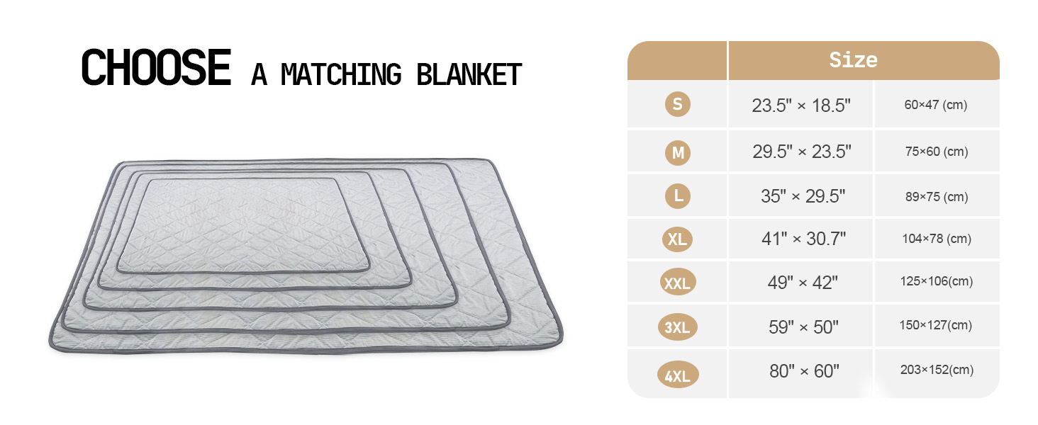 Килимок для собак та котів, ультрам'який, водонепроникний, 75x60 см, миючий, двосторонній (охолоджуючий та зігріваючий) для цілорічного комфорту, сірий та білий