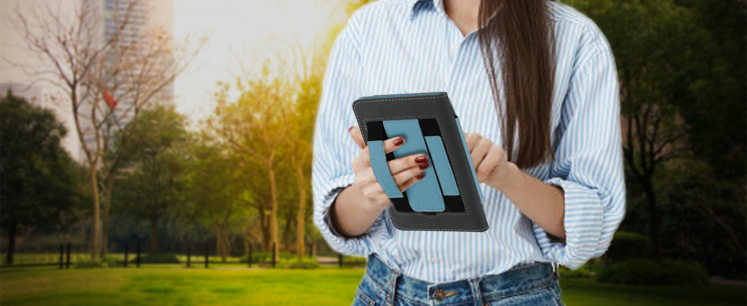 Чохол для Kindle 11-го покоління (2024/2022) Navy Blue: захисна обкладинка з підставкою та авто-сном