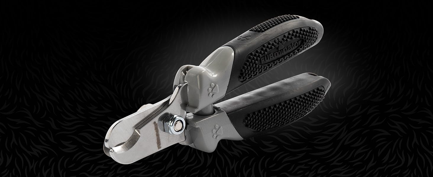 Furminator ножиці для обрізання кігтів собак та котів - професійний догляд за кігтями, регульована направляюча