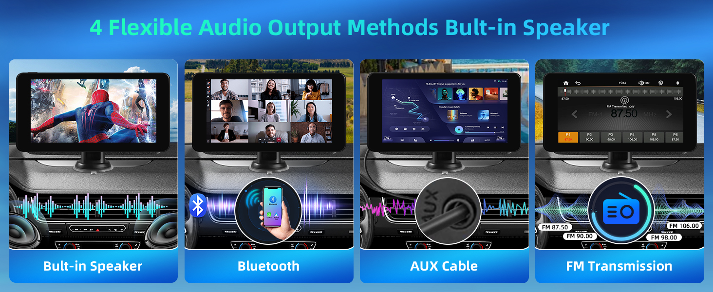 Бездротовий CarPlay дисплей 7