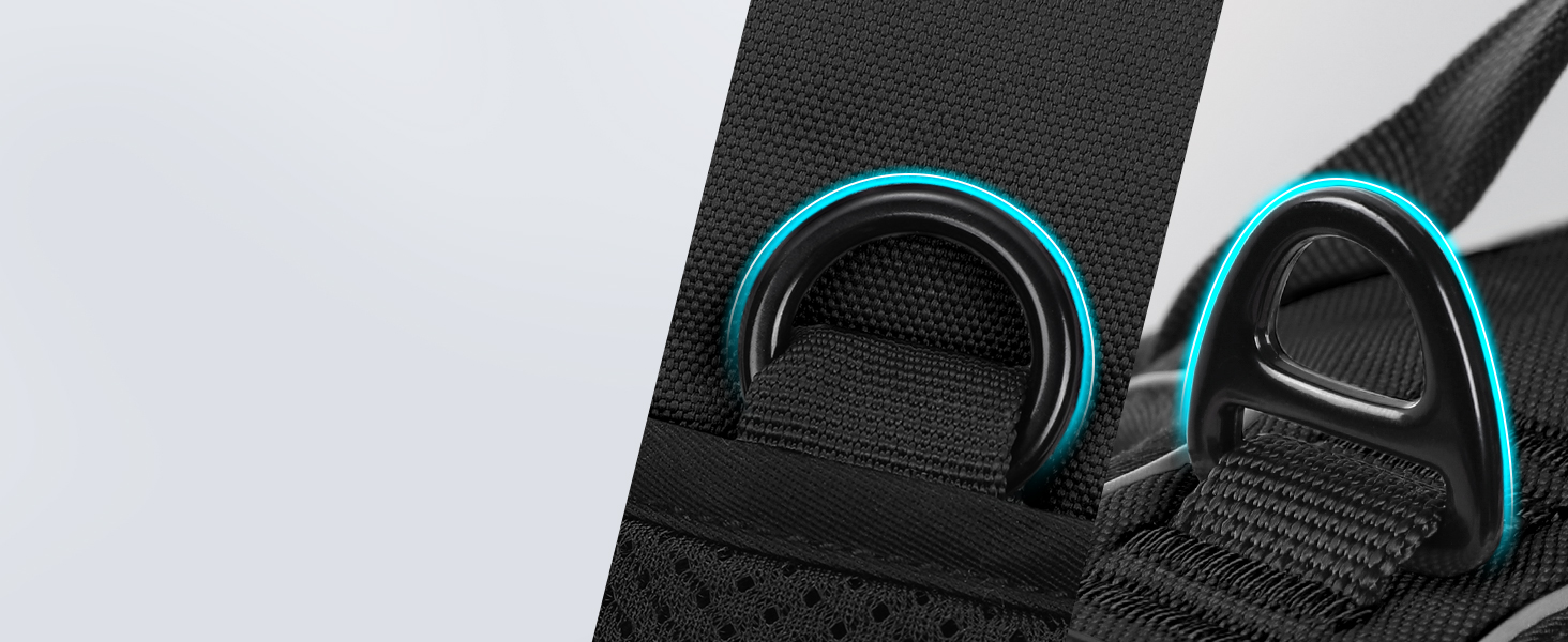 Нагрудник для собак великих порід Eagloo, чорний, розмір L, анти-тяга, з відбиваючими смугами, регульований