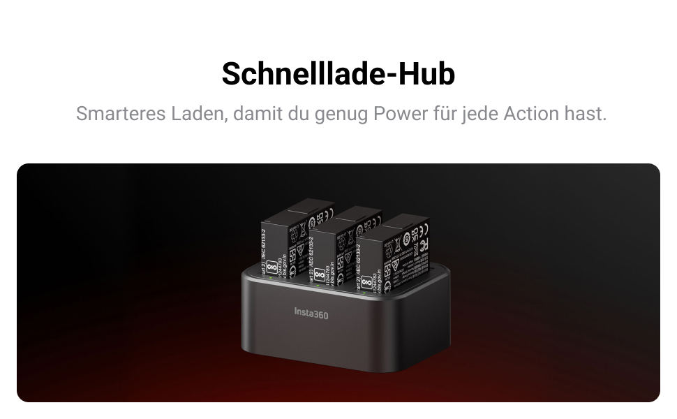 Insta360 Ace Pro 2: Швидкий зарядний хаб Insta360 Ace Pro