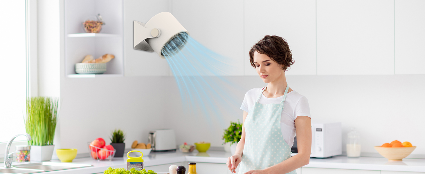 Настільний вентилятор Minthouz з LED-дисплеєм, акумулятор 3600mAh, тихий, регульований, портативний для дому, офісу, подорожей