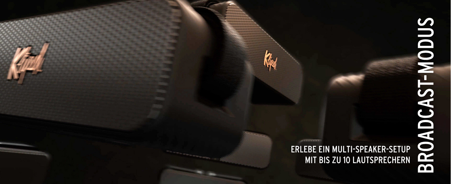 Портативна Bluetooth колонка Klipsch Detroit: Водонепроникна (IP67), 20 годин, Чорна