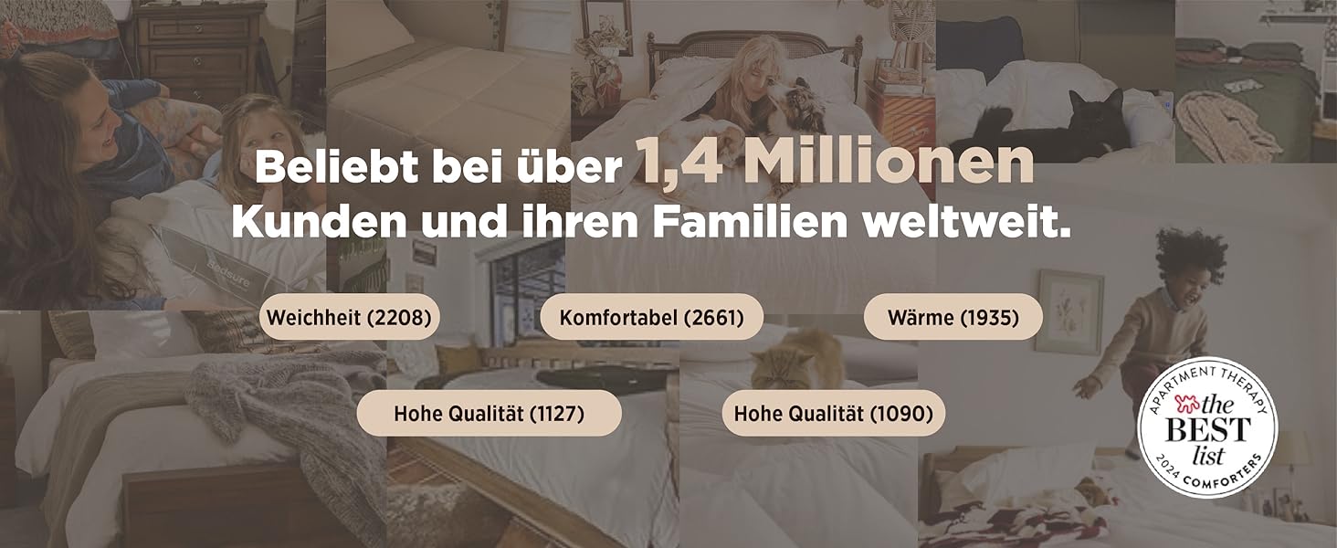 BEDSURE Ковдра постійна 135x200 см - Ковдра для всіх сезонів, 300 GSM, двостороння сіра/світло-сіра, м'яка та тепла, для алергіків, 135x200 см