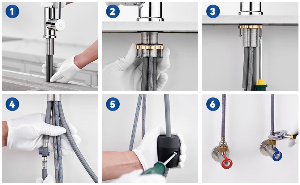 Змішувач кухонний висувний CECIPA з донним виливом, нержавіюча сталь, 2 режими, 360° оберт, матовий, для кухні