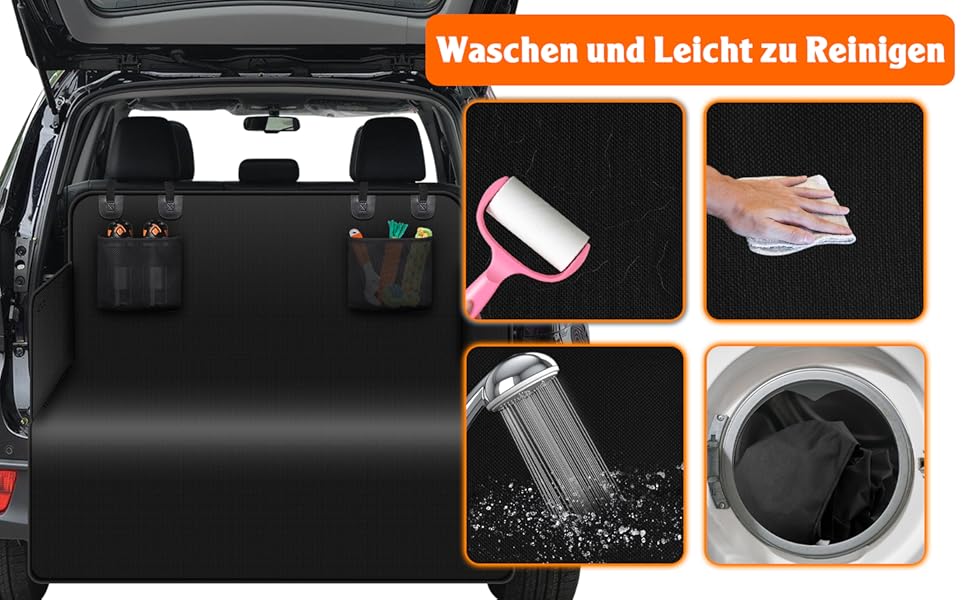 Захист для багажника автомобіля Alfheim для собак Premium, водовідштовхуючий та стійкий до подряпин, підходить для седанів та компактних/середніх SUV