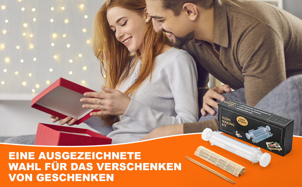 Набір для приготування суші: 3 форми, ролер, бамбукова килимок, палички. DIY для початківців та сім'ї