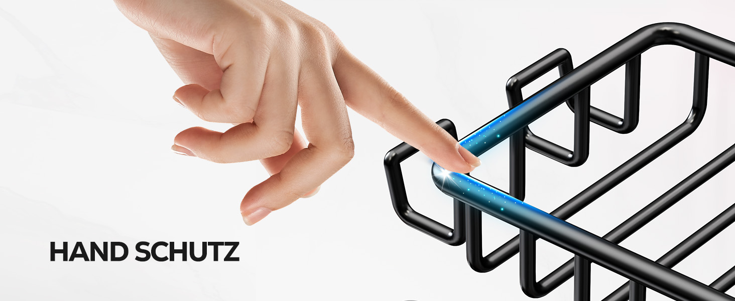 Тримач для мила з нержавіючої сталі з 4 гачками та зливом, самоклеючий, для душу та ванної кімнати (Чорний)