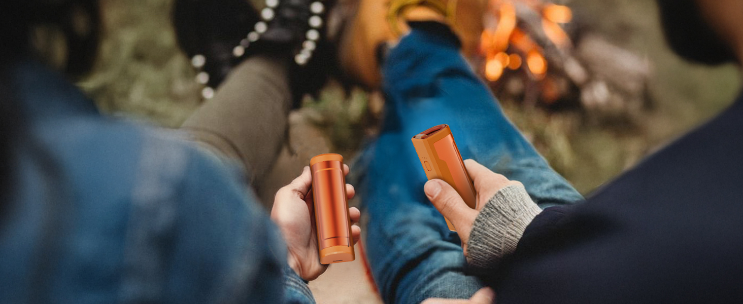 Електричні грілки для рук EasyAcc 10000mAh, 2 шт. з LED-дисплеєм, 3 режими нагріву, для кемпінгу, полювання, Рейно