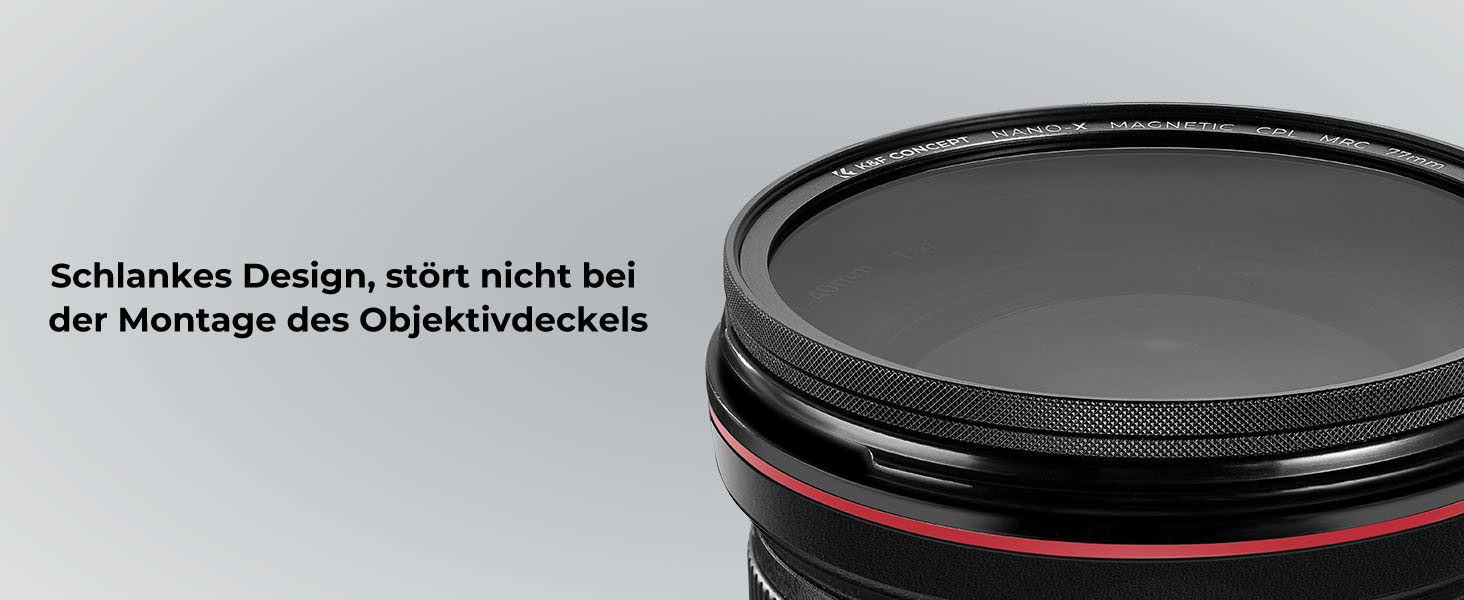 Поляризаційний фільтр K&F Concept Nano X-Serie 52mm з магнітним кільцем, 28-шарів покриття