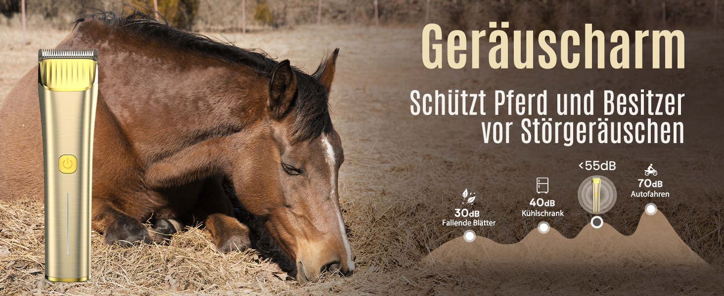 Машина для стрижки коней Oneisall бездротова, потужна, 7000 обертів, для густого та сплутаного волосся, чорна