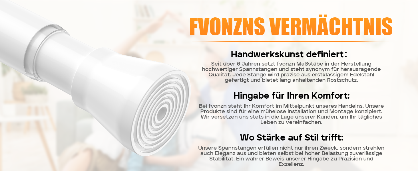 Тelescopic штанга для карнизи без свердління 120-200см - для штор, душових перегородок, вікон, ванної кімнати (1шт, білий)