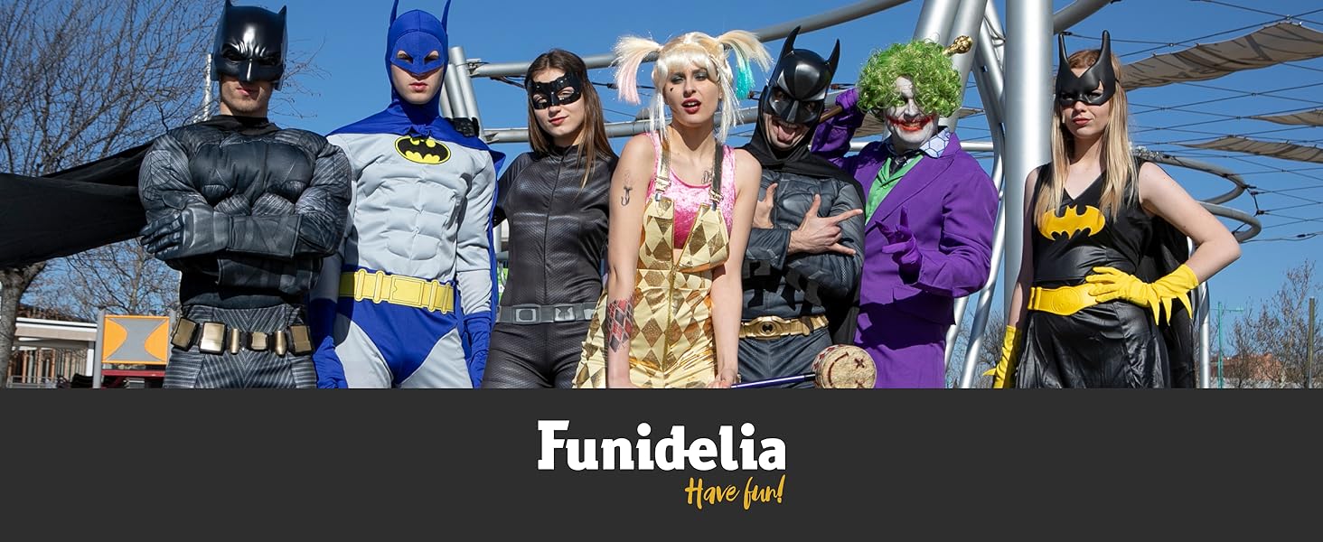 Тапочки Бетмен Funidelia для чоловіків, The Dark Knight, DC Comics. Розміри 42-45, чорні. Костюм супергероя, подарунок на Новий рік, день народження
