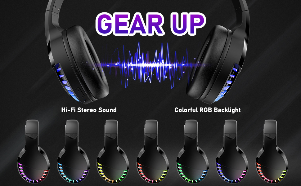 Набір бездротової клавіатури, миші та гарнітури для геймінгу, 4 в 1, RGB підсвічування, клавіатура з підставкою для зап'ястя, миша та Bluetooth-гарнітура