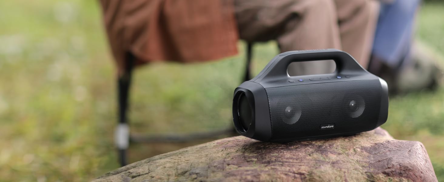 Soundcore Motion Boom - Bluetooth портативна колонка Anker з Titan драйверами, BassUp, IPX7, 24h, для відпочинку на природі
