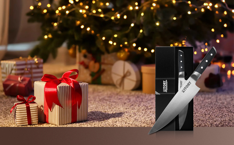 Кухонний ніж-топірець Kitory Hackmesser 18 см, з високоякісної нержавіючої сталі, з ручкою Pakkawood (Mtd06sde)