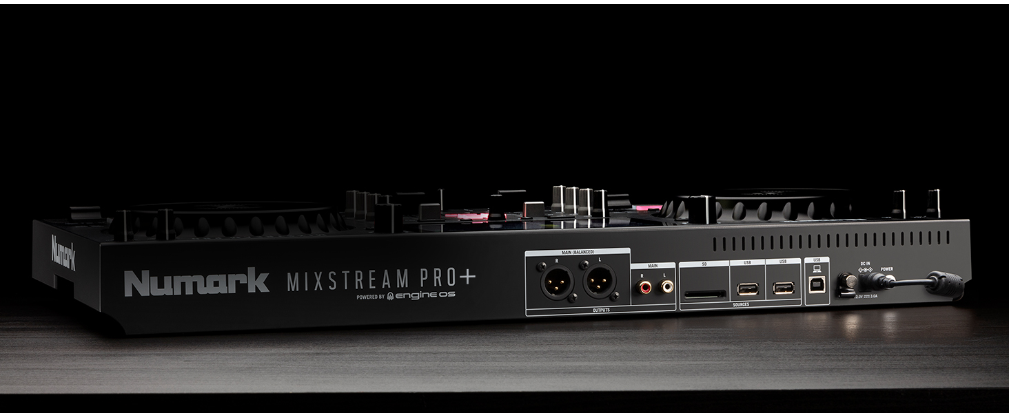 DJ-контролер Numark Mixstream Pro+ з розділенням STEM, 2 деки, Wi-Fi, 7