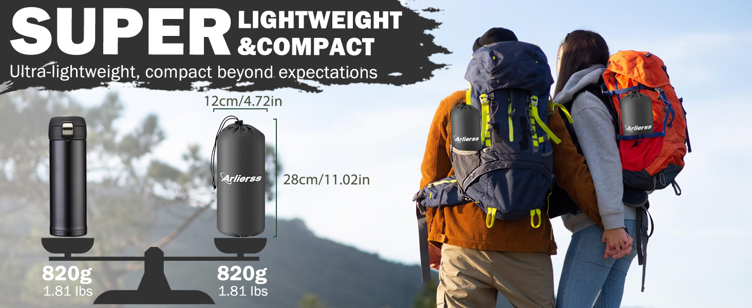 Надувний матрац Isomatte 12 см для кемпінгу з насосом та подушкою, сірий. Матрац для подорожей, пляжу, туризму, антирозривний, портативний