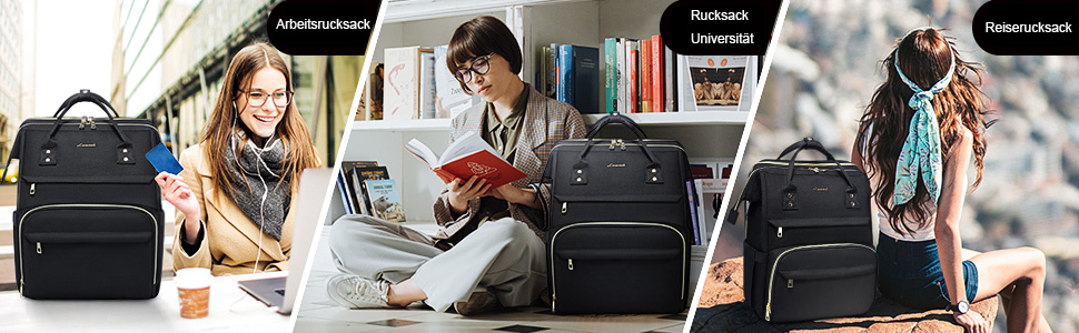 LOVEVOOK Рюкзак для жінок, шкільний рюкзак, рюкзак для ноутбука, водонепроникний, з портом для зарядки, для університету, школи, бізнесу, роботи, подорожей, темно-сірий, 17 дюймів