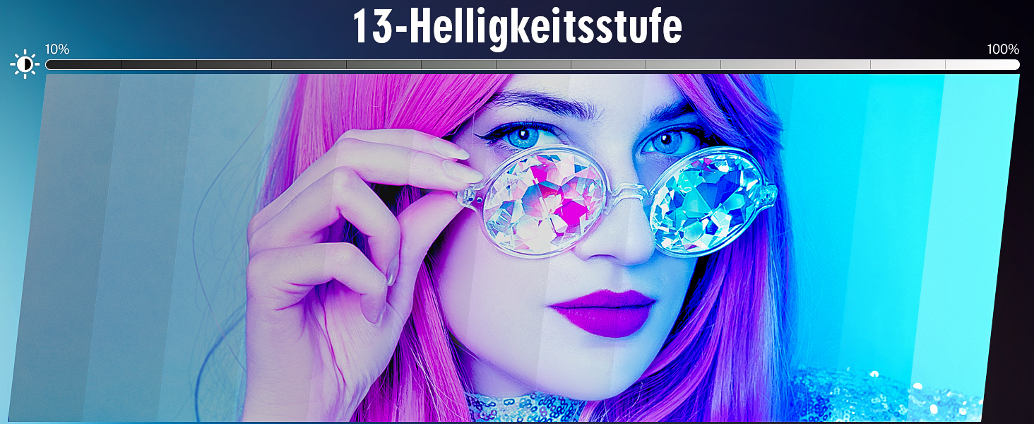 LED кільцева лампа з штативом для смартфона 10 дюймів, 40 RGB режимів, регульована яскравість, для селфі, YouTube, фото та відеозйомки