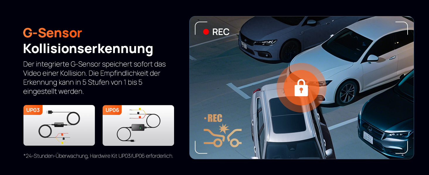 Автомобільний відеореєстратор 70mai T800E 4K 3-канальний (передній, внутрішній, задній) з HDR, ІЧ-нічним баченням, GPS, WiFi 6 та карткою пам'яті 64GB