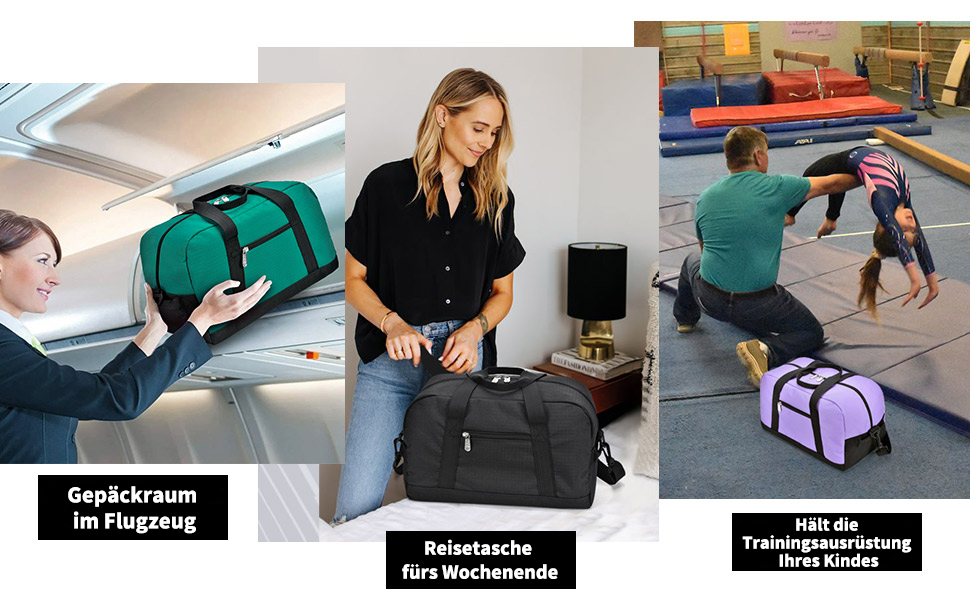 Спортивна сумка Mini Reisetasche 18л рожева для фітнесу, школи, подорожей 35x20x25 см
