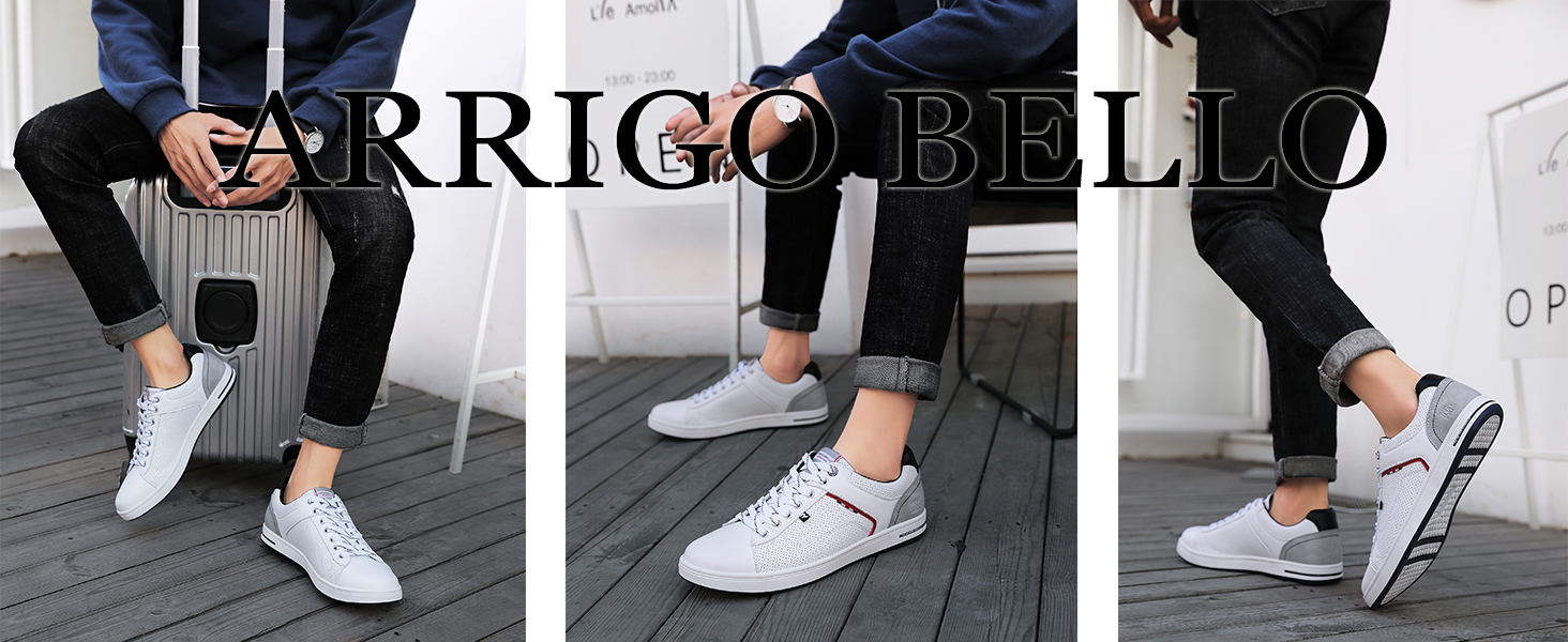 ARRIGO BELLO Кросівки чоловічі білі/срібні, спортивні, для ходьби та бігу, розміри 41-46, EU 42