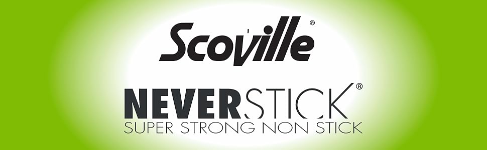 Супова каструля Scoville NEVERSTICK 24 см з кришкою, антипригарна, 3,5 л, для всіх плит (індукція), зручні ручки, можна мити в посудомийній машині