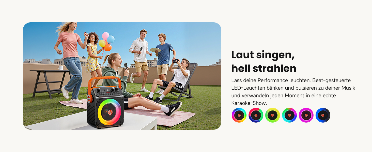 Караоке машина з 2 мікрофонами для дорослих та дітей, Bluetooth, підсилювач, портативна караоке-система, подарунок HWWRT35-T