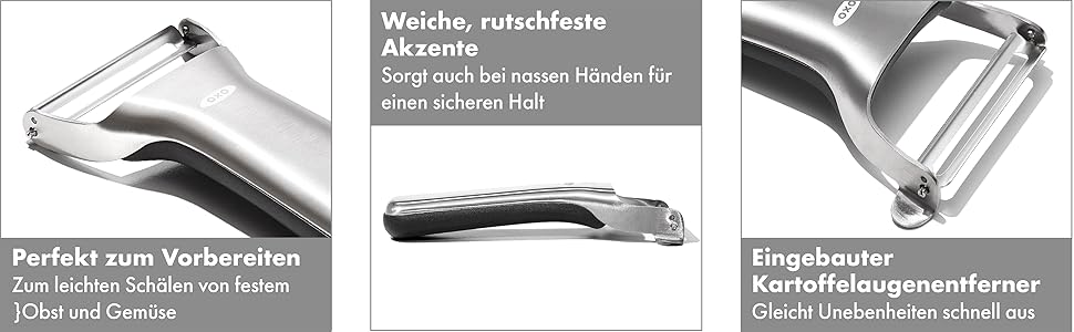 Овочечистка OXO Steel Y-Peeler срібляста з нержавіючої сталі