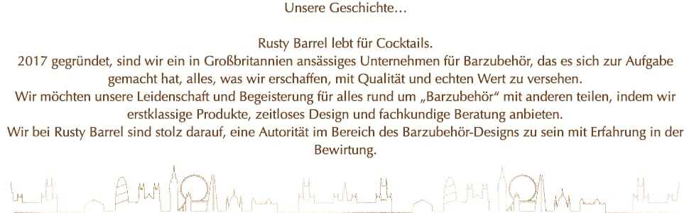 Набір для коктейлів Rusty Barrel Manhattan – шейкер з нержавіючої сталі, дерев'яний мадлер, барне сито, джигер, дозатор, ложка та книга рецептів у подарунковій коробці