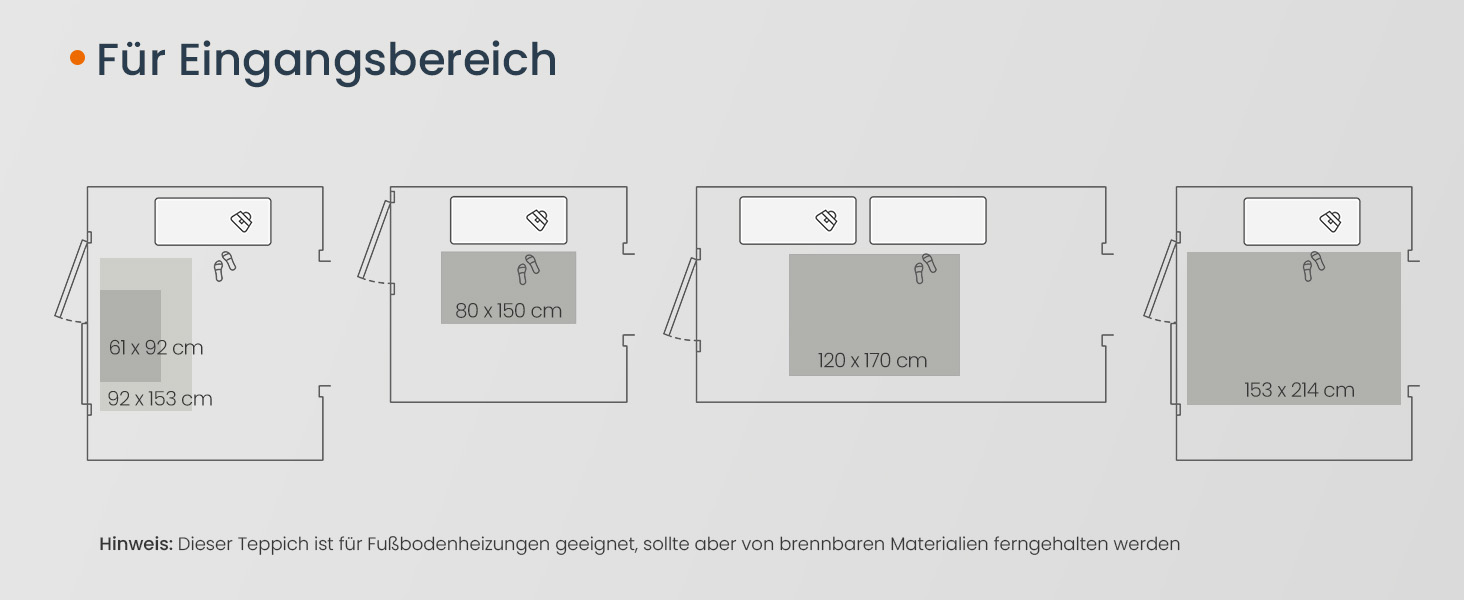 Килимок SONGMICS HOME Vintage, 120x170 см, для вітальні, спальні, кухні, передпокою, їдальні, антиковзаючий, миючий, сірий (TAR032G01)