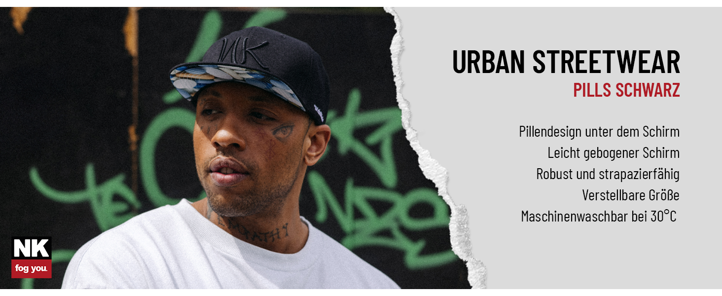 Кепка Snapback Nebelkind: унісекс, регульований розмір, чорно-синій колір, стиль Streetwear, бейсболка з прямим козирком, ретро