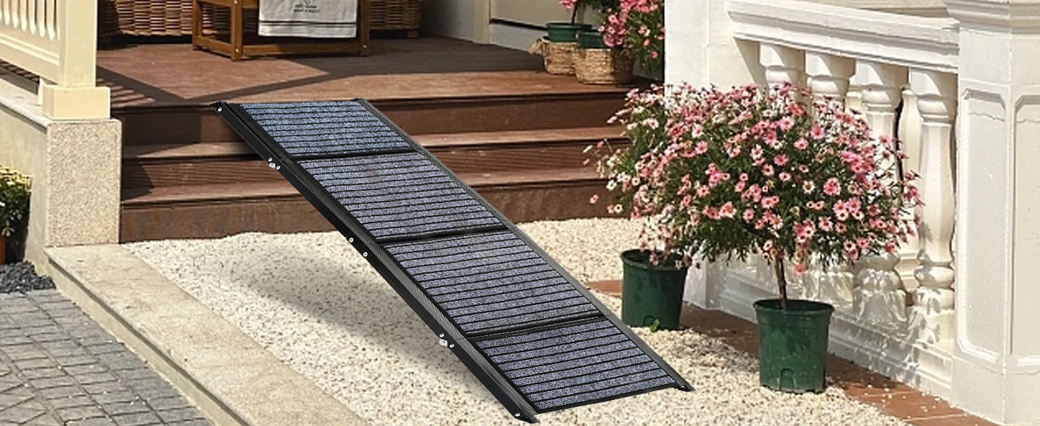 Рампа для собак 180x50 см, складна, з антиковзким килимком, для авто, SUV та вантажівок. Підходить для середніх та великих собак