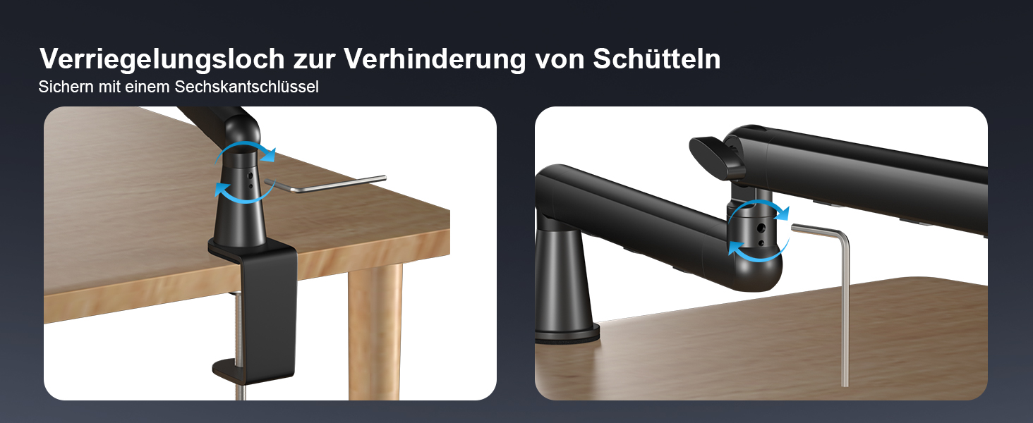 Кріплення для мікрофону Aokeo AK-55 - низькопрофільний тримач для HyperX QuadCast, Elgato Wave, Shure SM7B, Blue Yeti, Blue Snowball, студійне запису