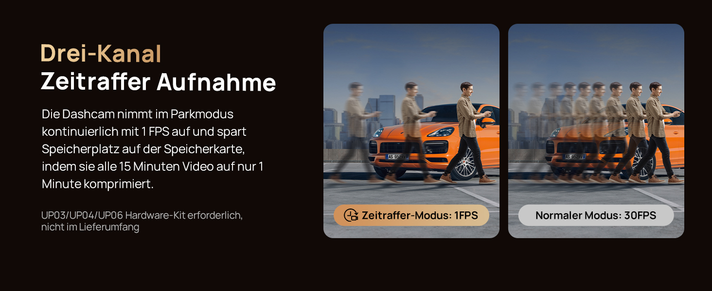 3-канальний автомобільний відеореєстратор 70mai T800E 4K (Передня, Задня, Салонна камери), HDR, ІЧ нічний режим, 24ГД нагляд, GPS, WiFi 6, Суперконденсатор, 64GB SD карта