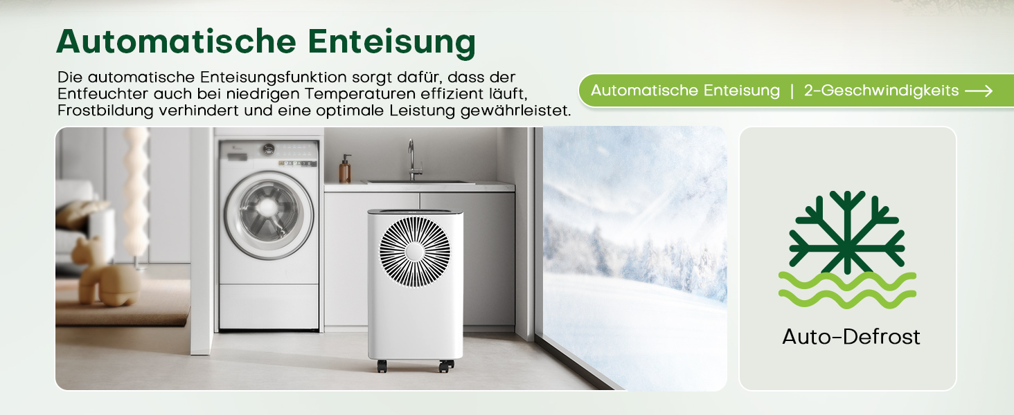 Електричний осушувач повітря CONOPUPlus 12L/день з авто-осушуванням, таймером та безперервним зливом. Підходить для квартири та підвалу.