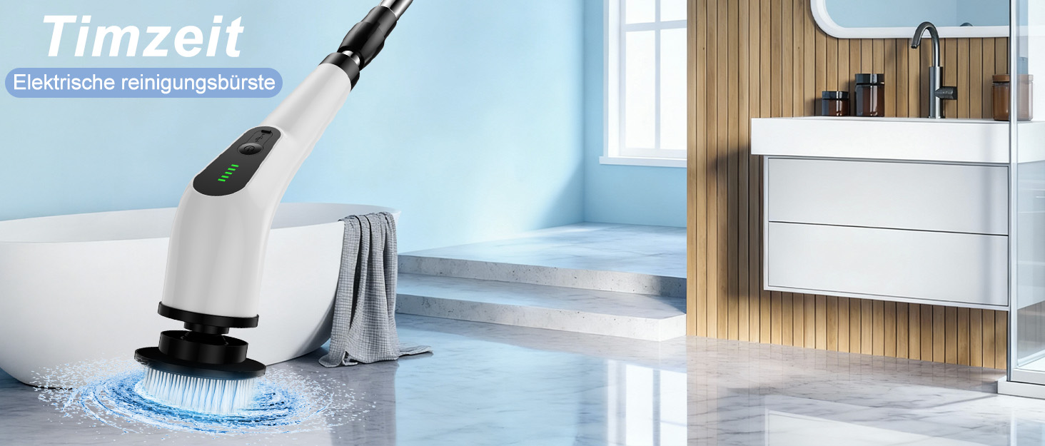 Електрична щітка для прибирання 9 в 1 з набором насадок, акумулятор 3000mAh, для ванної, кухні, авто, плитки