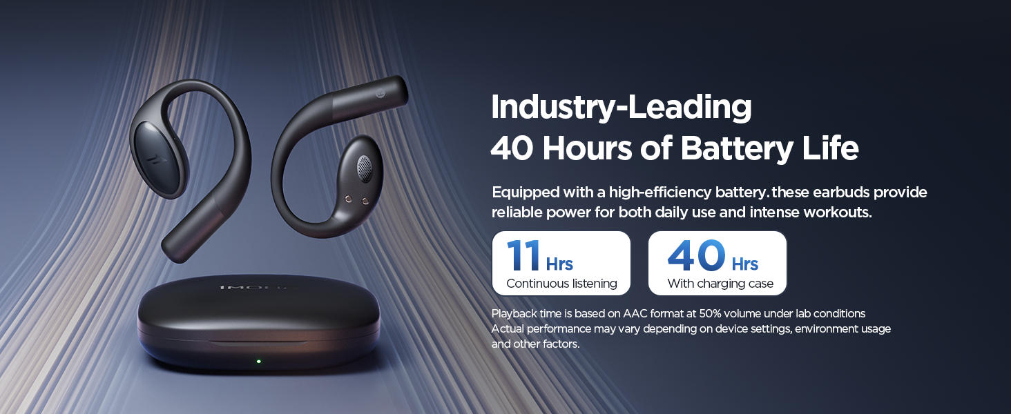 1MORE S51 навушники відкритого типу, ультралегкі, Bluetooth, 40 годин, IPX5, Bass More+ технологія