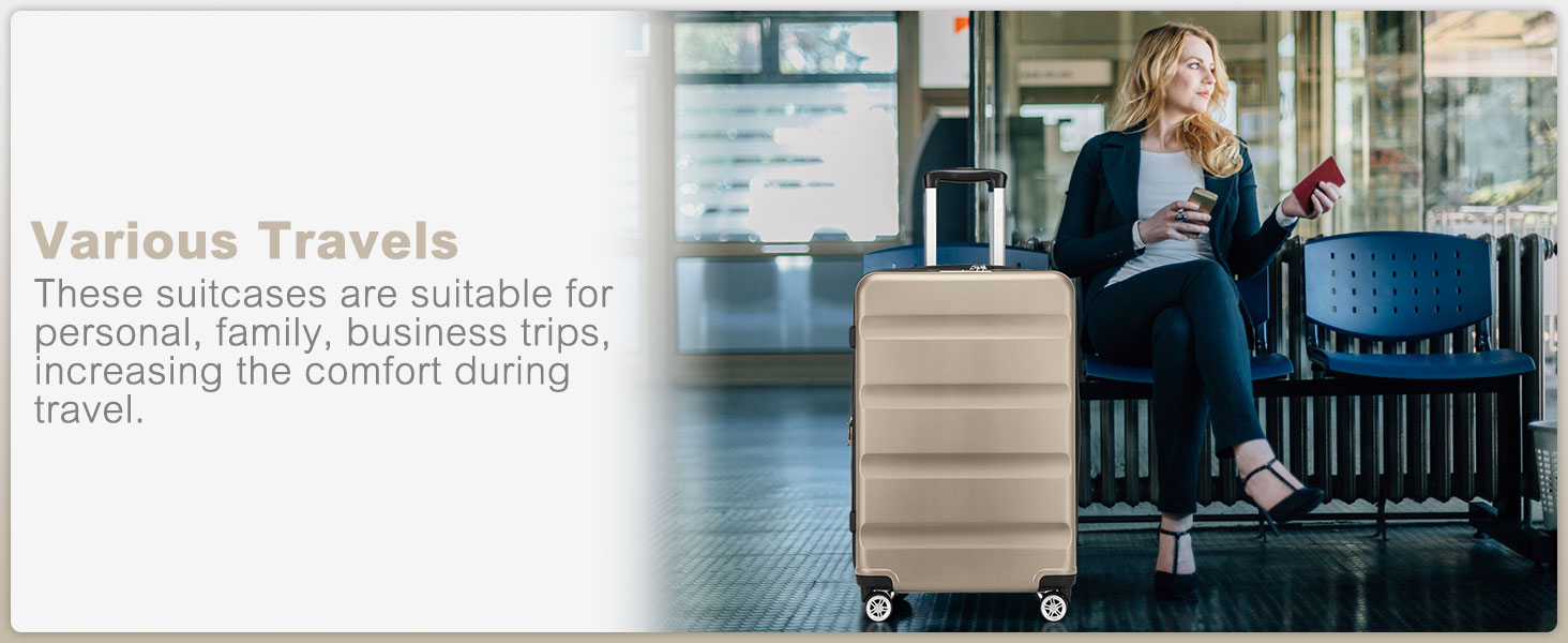 Чемодан-тележка KONO з розширенням, жорсткий корпус, XL, з TSA-замком та 4 колесами, 75x47.5x29.5 см, сірий