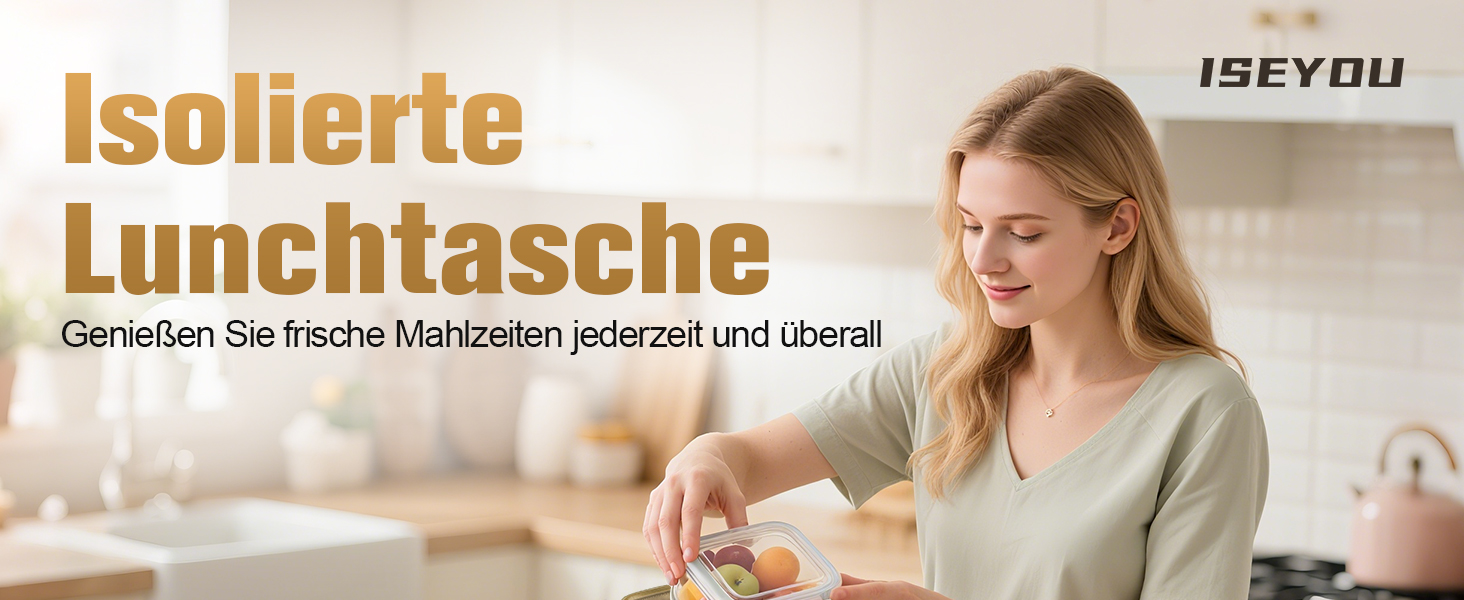 Термосумка 20 л, водонепроникна ізольована сумка/ланч-сумка з великим отвором, виготовлена з витокостійкого матеріалу PEVA, з кількома відділеннями та плечовим ременем – для роботи, школи, автомобіля, пікніка (Хакі)