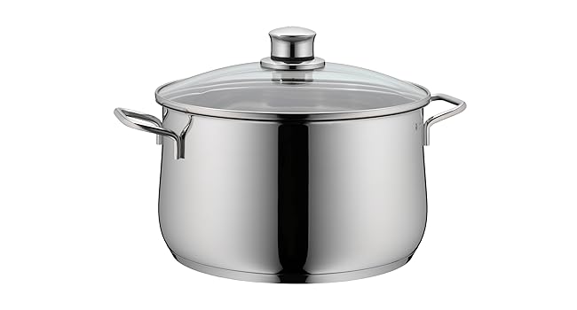 Каструля WMF Diadem Plus 3,7 л, 20 см, індукція, з кришкою, полірована нержавіюча сталь