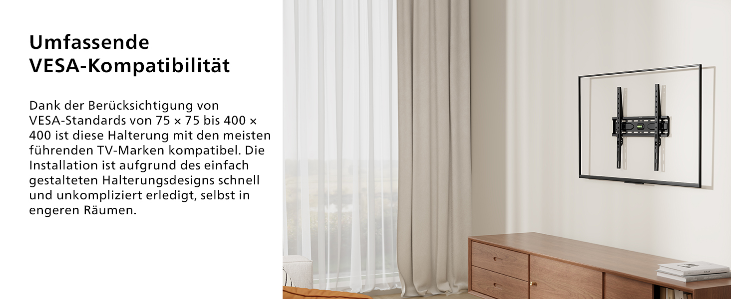 Настінний кронштейн для телевізора Philips Universal Flat-to-Wall для LCD/LED ТВ 32-75 дюймів, VESA 75x75-400x400 мм, до 45 кг