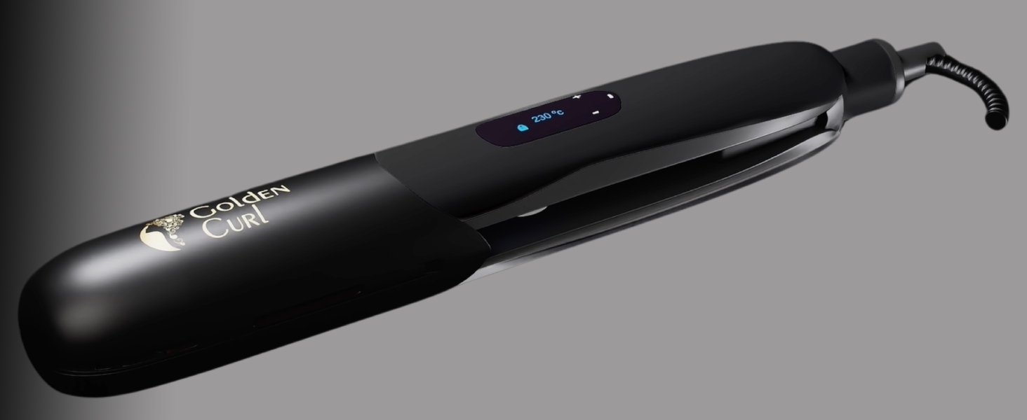 2-in-1 Hair Straightener & Curling Wand - Black G1 - 5 Year Worry-Free Guarantee