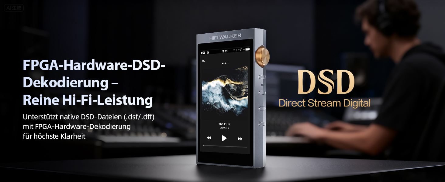 MP3 плеєр H20 Ultra HiFi 128GB Bluetooth 5.1 aptX/LDAC, ES9038Q2M DAC, Touchscreen 4